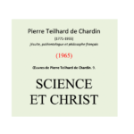 Extraits du Tome IX des œuvres de Teilhard de Chardin (Ed Seuil)
