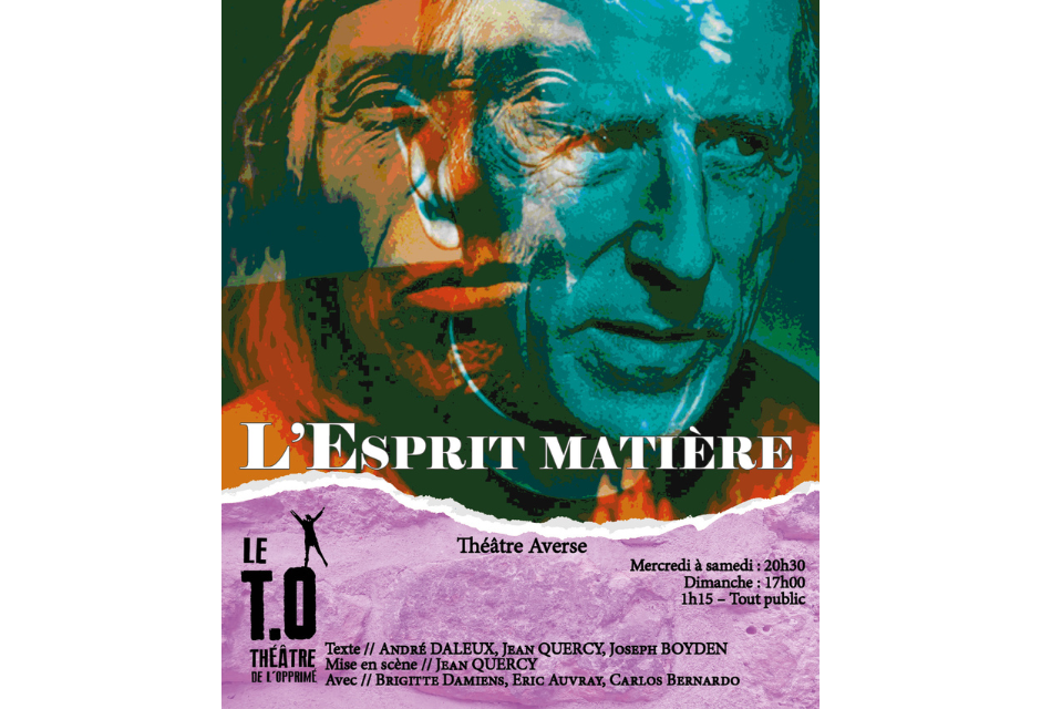 18 au 22 Janvier 2023 – Théâtre : L’ESPRIT MATIÈRE – Paris